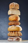 A stack of bread