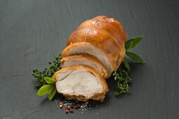 Sliced suckling pig