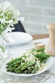 Asparagus with Egg and Caper Sauce