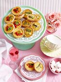 Mixed mini quiches