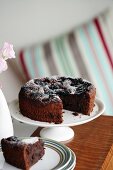 Chocolate and prune cake