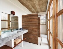 Bathroom in contemporary house