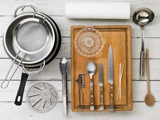 Kitchen utensils for making soup