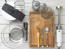 Kitchen utensils for making waffles