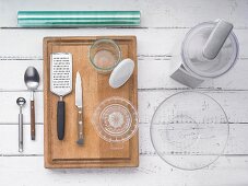 Kitchen utensils for making spreads