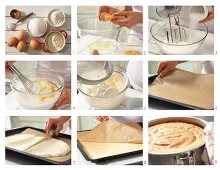 How to prepare sponge cake bases made with spelt flour
