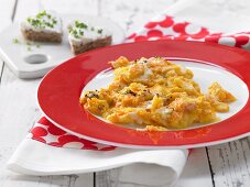 Scrambled egg with carrot
