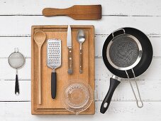 Kitchen utensils for preparing vegetables