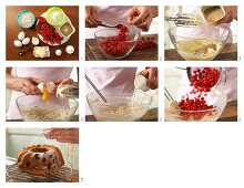 How to prepare redcurrant Bundt cake