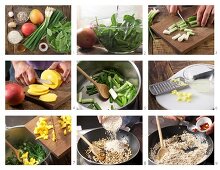 How to prepare spinach and mango