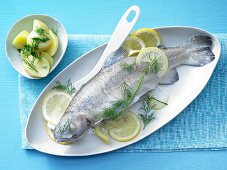 Trout with herb potatoes