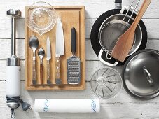 Kitchen utensils for preparing vegetables