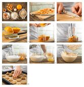 How to prepare exotic fruit biscuits with almonds