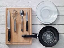 Kitchen utensils for preparing fruit quark