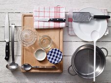 Kitchen utensils for making jam