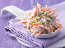 Carrot and chive quark with sour cream