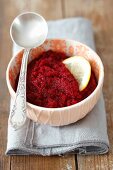 Cwikla (beetroot with horseradish, Poland)