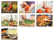 How to prepare olive and tomato macaroni