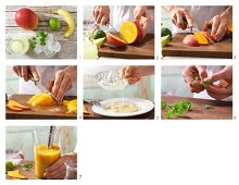 How to make an exotic smoothie