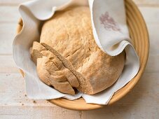 French country bread made with whole wheat flour