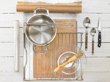 Kitchen utensils for baking spice cookies