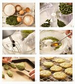 How to prepare pistachios and coconut macaroons with Amaretto