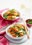 Gingered Fish and Vegetable Stir-Fry