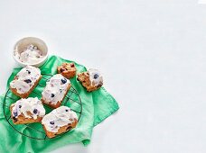 Mini Blueberry and Banana Bread Loaves