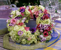 Eustoma wreath