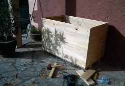 Wooden vegetable crate
