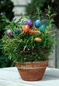 Willow rods, Easter nest, Easter bunny