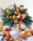 Nuts and kumquat bouquet