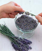 Making lavender sachets yourself