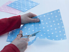 Planters with light blue dots - napkin (3/6)