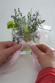 Herb lantern with interlocking glasses (4/5)