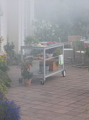 Outdoor kitchen: barbecue on the terrace