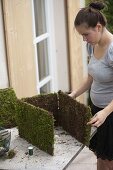 Make your own wire and moss planter box (5/10)