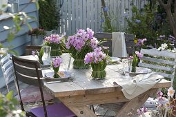 Cosmos grasses table decoration