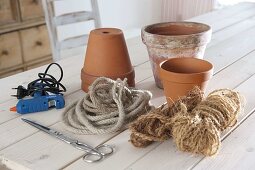 Clay pots can be used in many ways