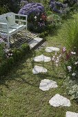 Make your own stepping stones for the garden