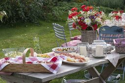 Spätsommer-Gartenparty