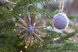 Make your own stars and baubles for Christmas decoration