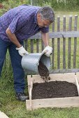 Kartoffeln in Kartoffelkiste anbauen