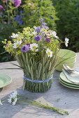 Meadow in glass with rye cladding (Secale)