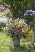 Lush bouquet from the cottage garden