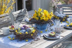 Easter brunch on the terrace