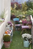 Balcony through the seasons