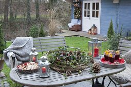 Spätherbst / Winter mit Freunden im Garten