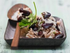 Caribbean-style rice with beans