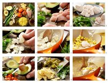 How to prepare lime and chicken soup